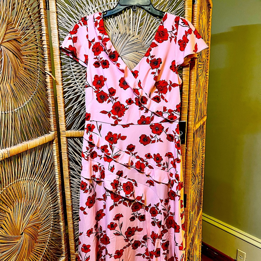 EASTER SALE!! Floral fit and flare dress
